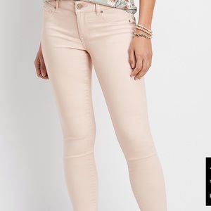 Full-Length Light Pink Jeggings